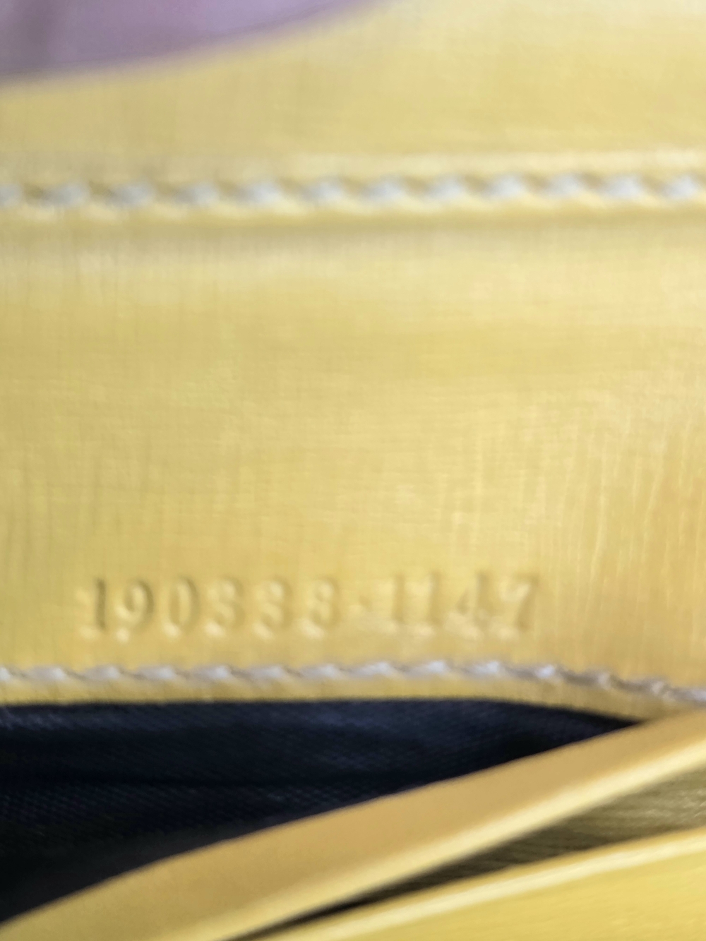 Gucci GG Bifold Wallet Off White Coated Canvas with Leather Mustard Trim - Picture 7 of 11